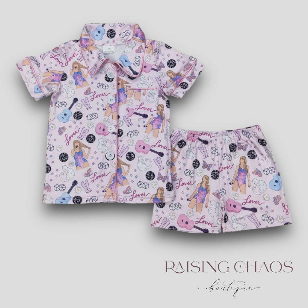 *PRE-ORDER* Music Button Up Lounge Set