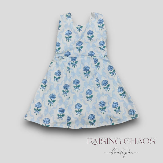 *Pre-Order* Floral Athletic Dress w Twist Back + Built-In Shorts