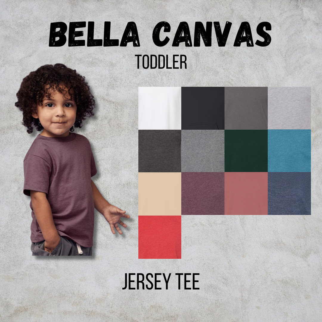 *COLLEGE FOOTBALL* MTO Toddler - Bella Canvas - Jersey Tee