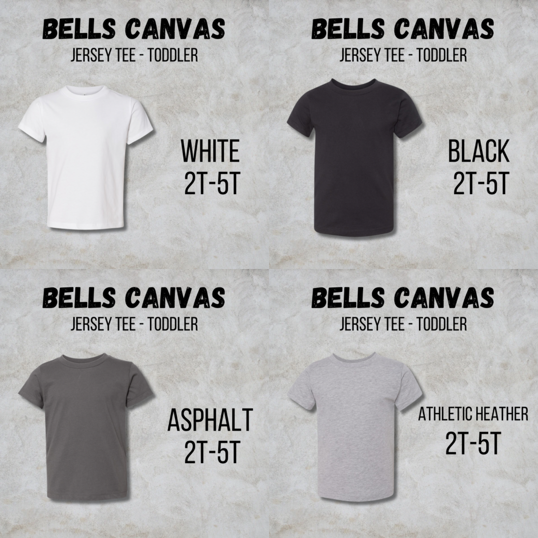 *COLLEGE FOOTBALL* MTO Toddler - Bella Canvas - Jersey Tee