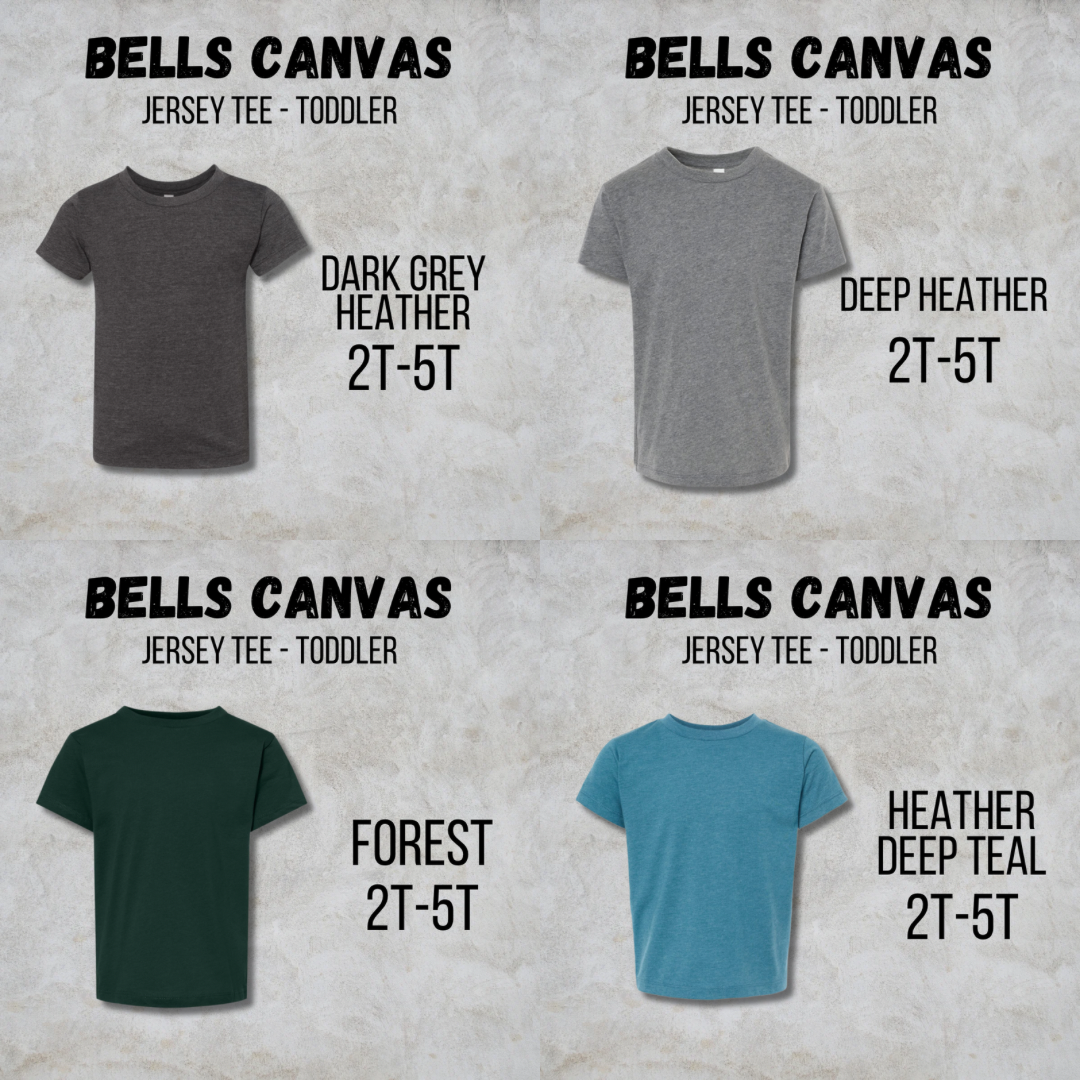 *COLLEGE FOOTBALL* MTO Toddler - Bella Canvas - Jersey Tee
