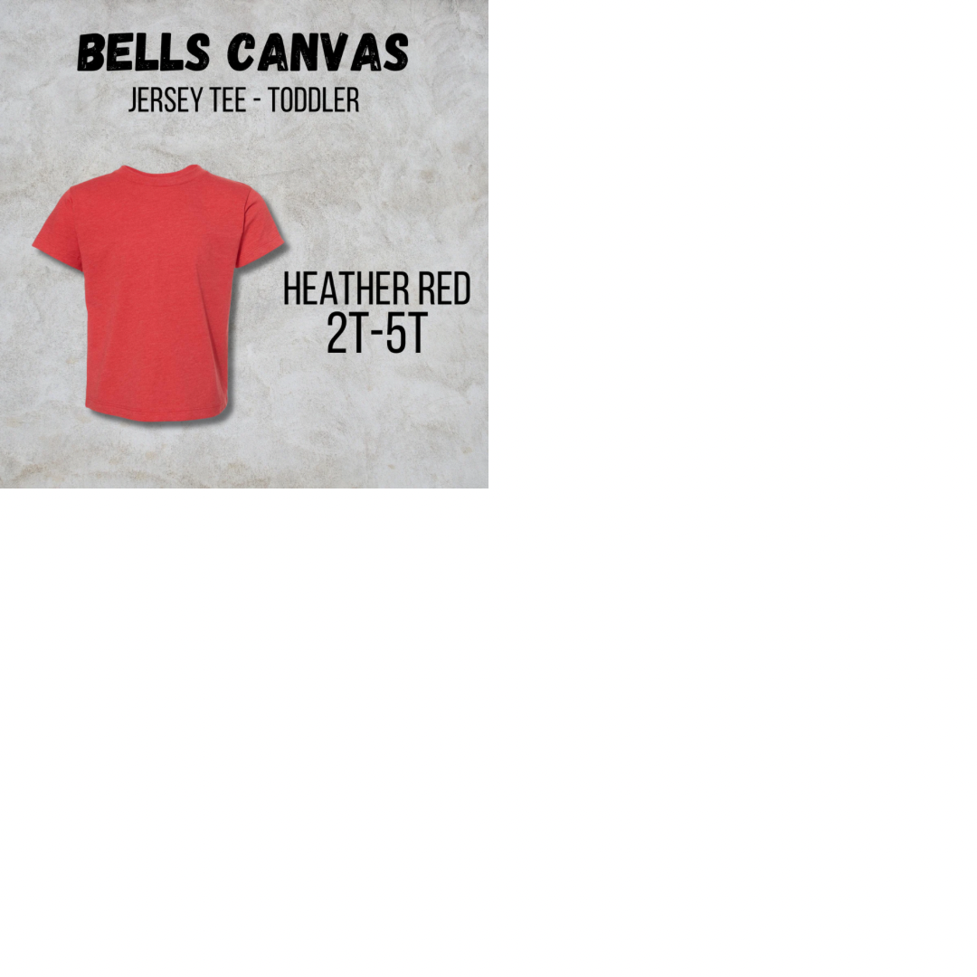 *COLLEGE FOOTBALL* MTO Toddler - Bella Canvas - Jersey Tee