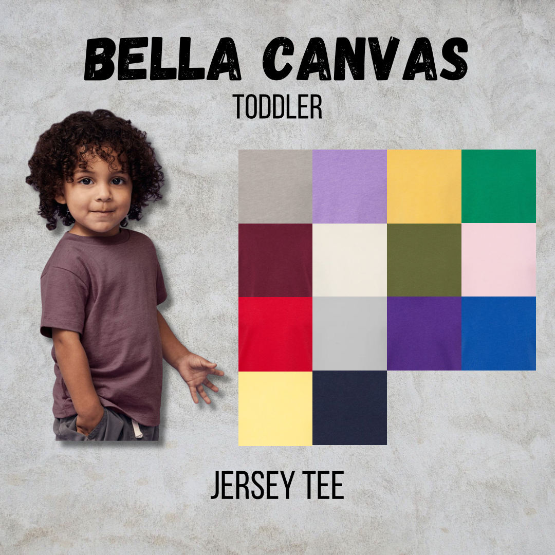 *COLLEGE FOOTBALL* MTO Toddler - Bella Canvas - Jersey Tee