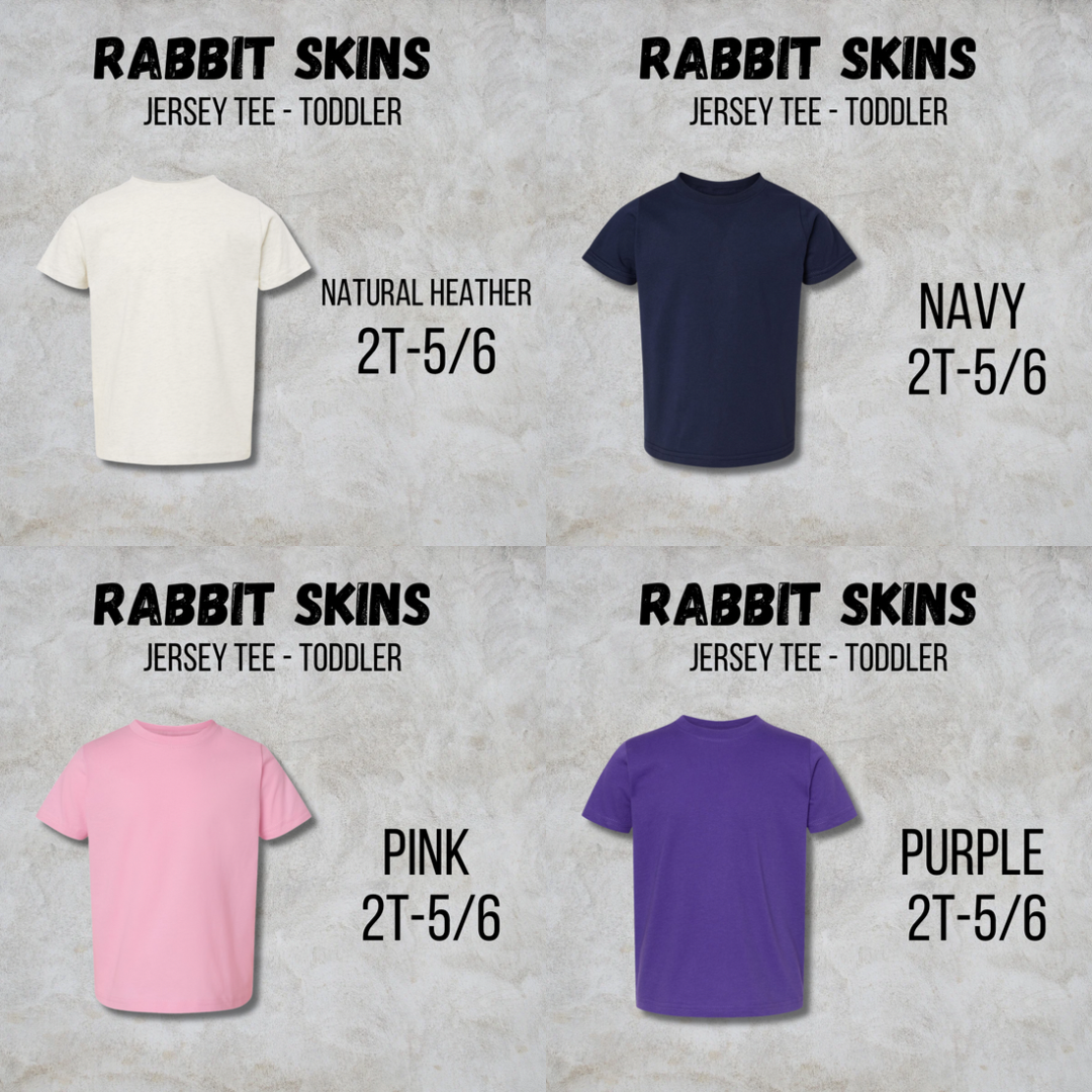 *COLLEGE FOOTBALL* MTO Toddler - Rabbit Skins - Jersey Tee
