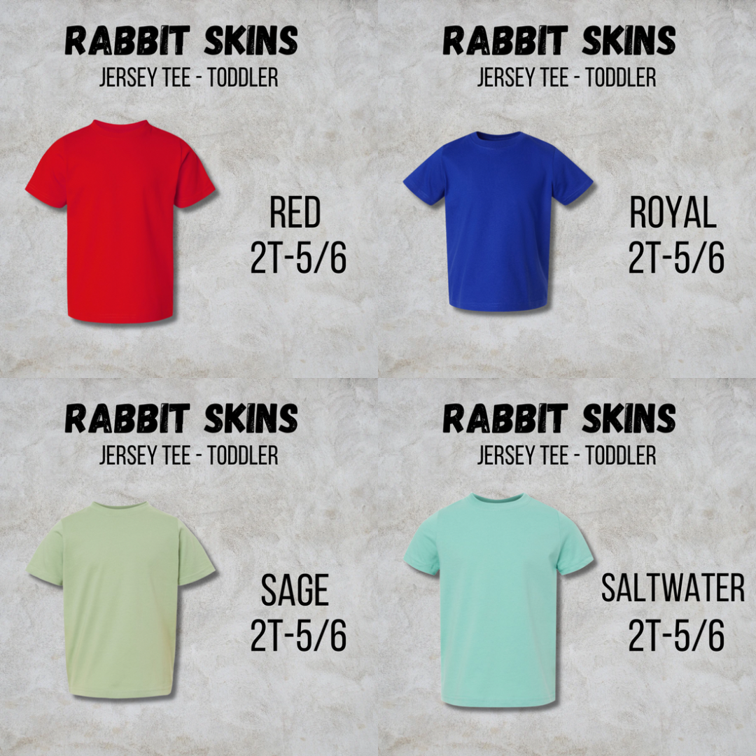 *COLLEGE FOOTBALL* MTO Toddler - Rabbit Skins - Jersey Tee