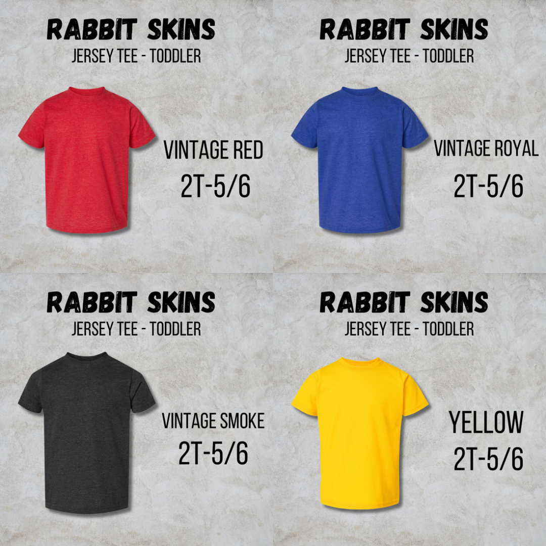 *COLLEGE FOOTBALL* MTO Toddler - Rabbit Skins - Jersey Tee