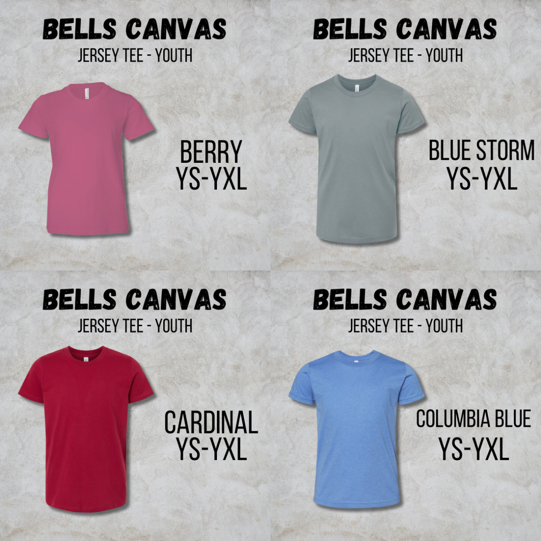 *COLLEGE FOOTBALL* MTO Youth - Bella Canvas - Jersey Tee