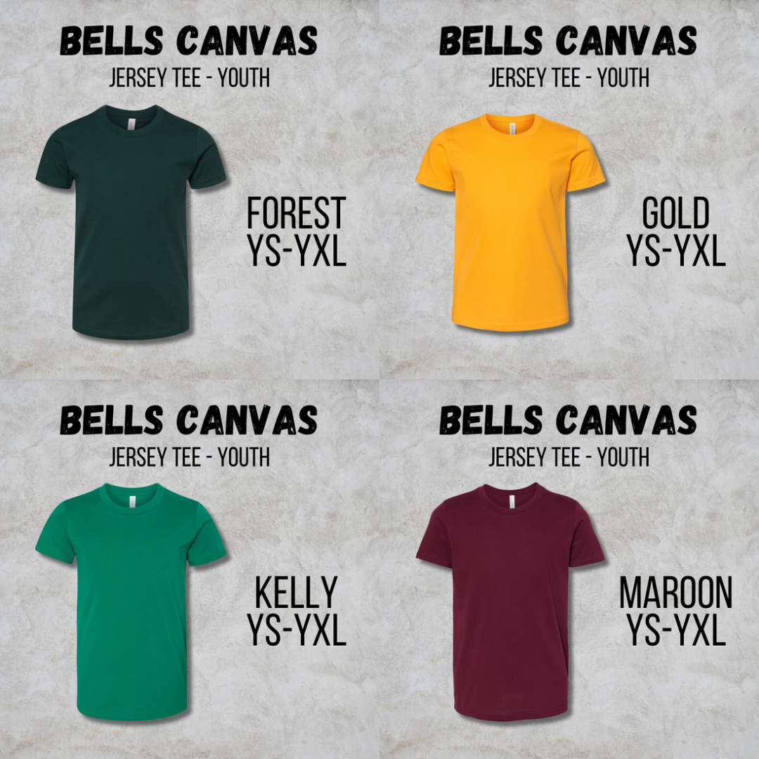 *COLLEGE FOOTBALL* MTO Youth - Bella Canvas - Jersey Tee