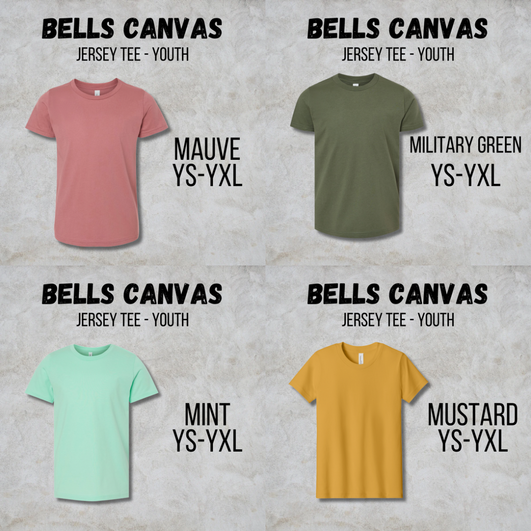 *COLLEGE FOOTBALL* MTO Youth - Bella Canvas - Jersey Tee