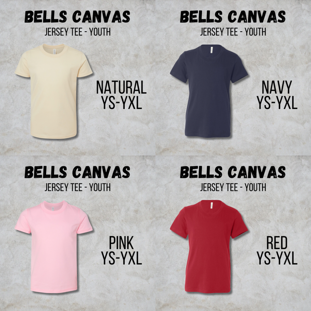*COLLEGE FOOTBALL* MTO Youth - Bella Canvas - Jersey Tee