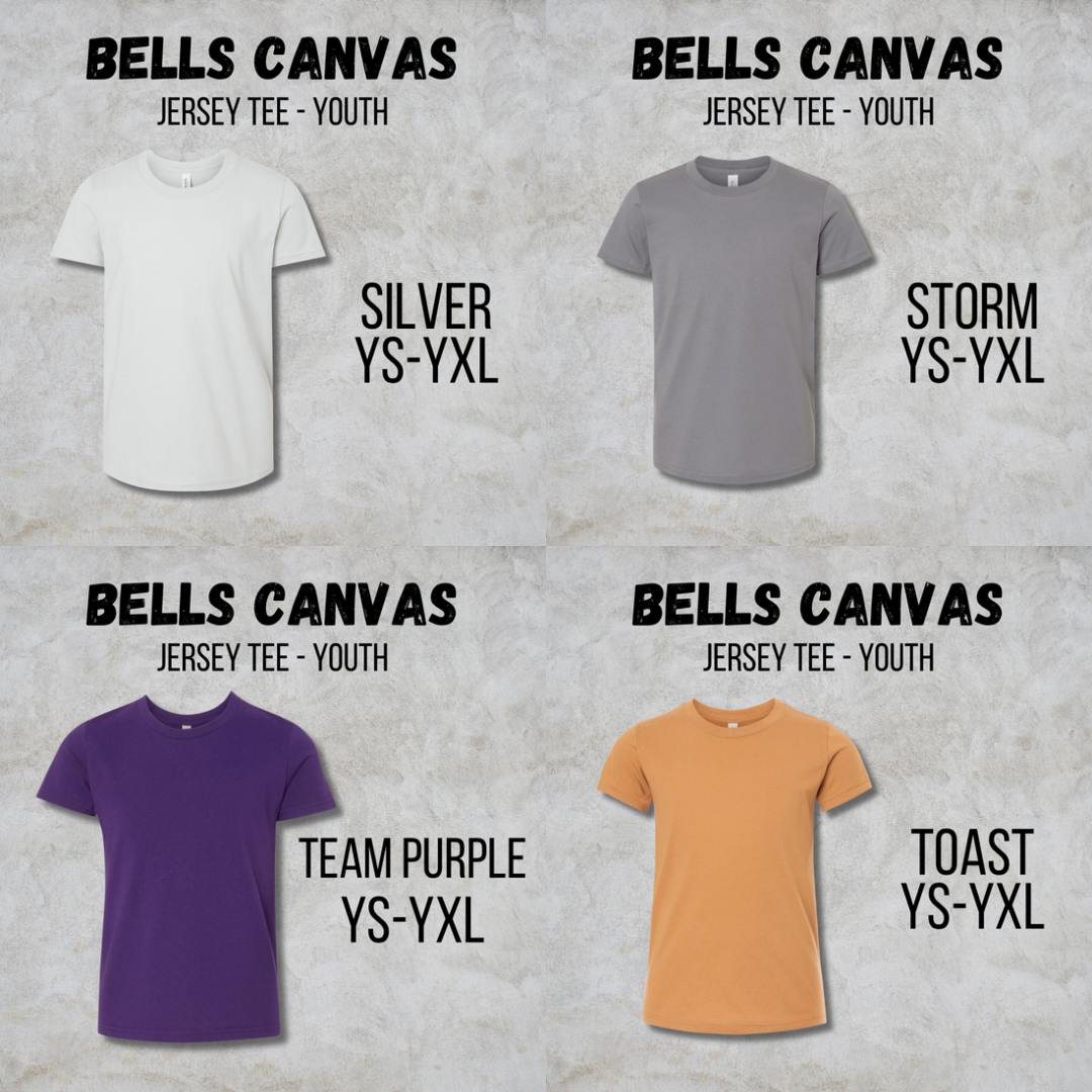 *COLLEGE FOOTBALL* MTO Youth - Bella Canvas - Jersey Tee