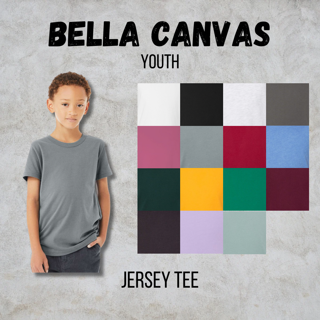 *COLLEGE FOOTBALL* MTO Youth - Bella Canvas - Jersey Tee