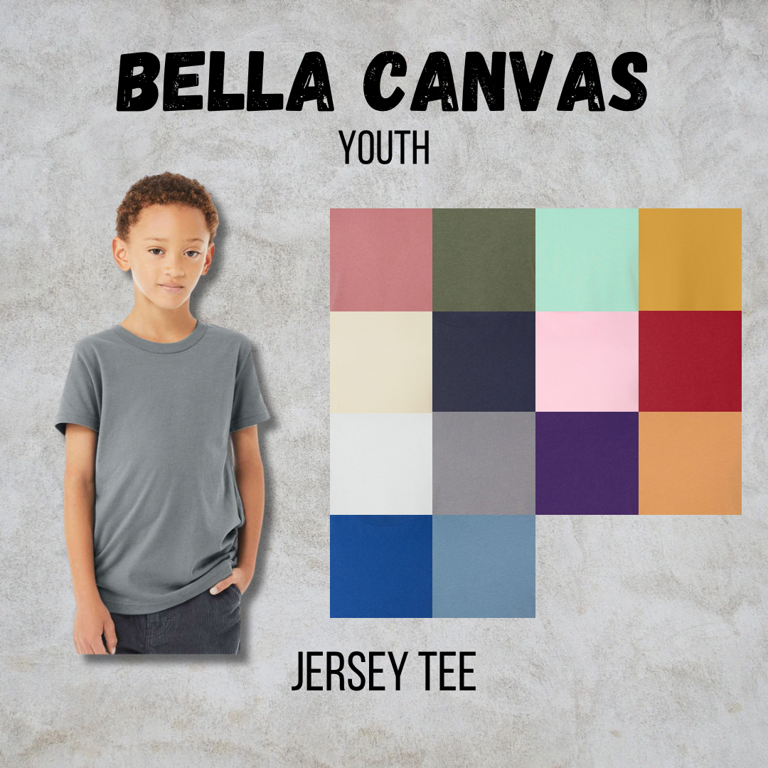 *COLLEGE FOOTBALL* MTO Youth - Bella Canvas - Jersey Tee
