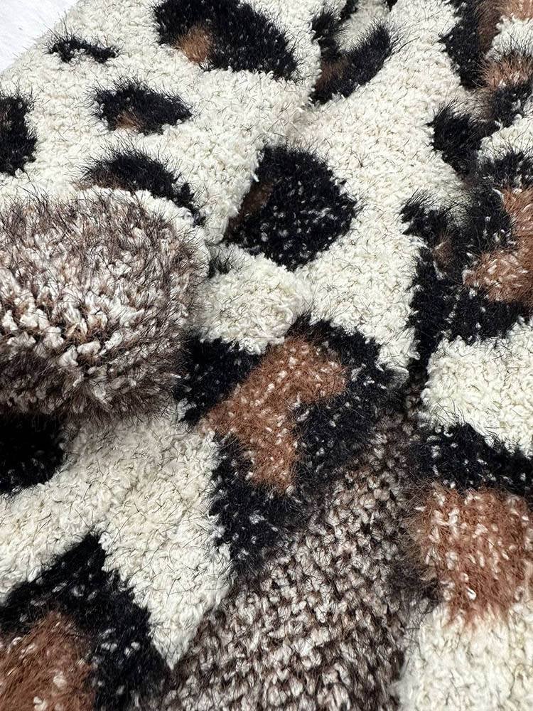 Fuzzy Leopard Cardigan