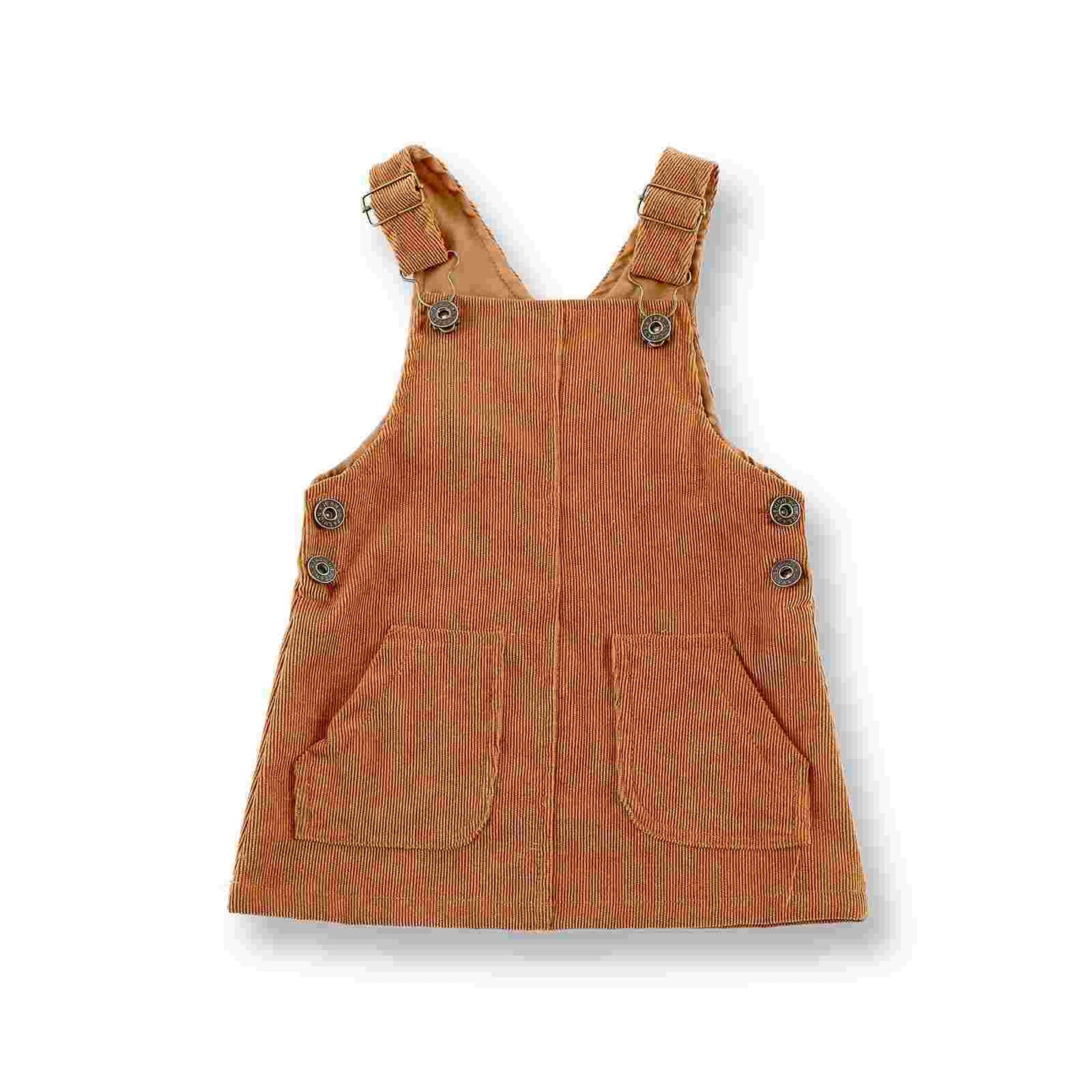 *Pre-Order* Corduroy Bib Dress