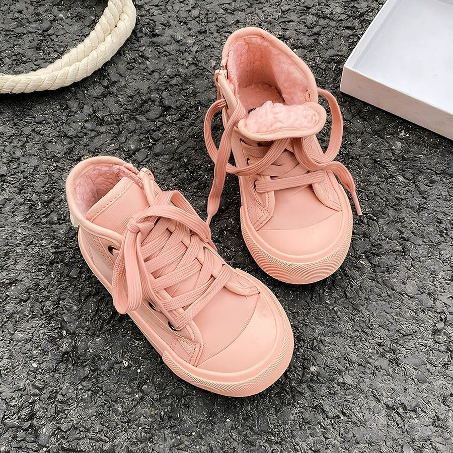 *Pre-Order* Kids High Top Fleece Shoes
