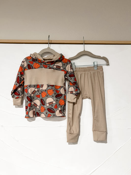 RTS Fall Football Hooded Tee + Jogger Set