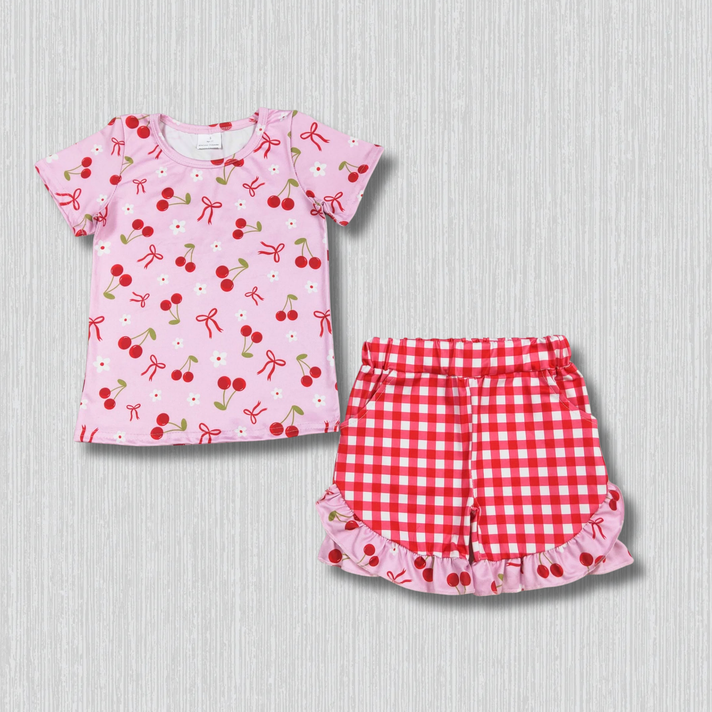 *PRE-ORDER* Cherries Shorts Set
