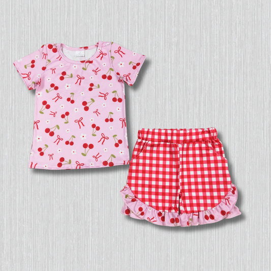 *PRE-ORDER* Cherries Shorts Set