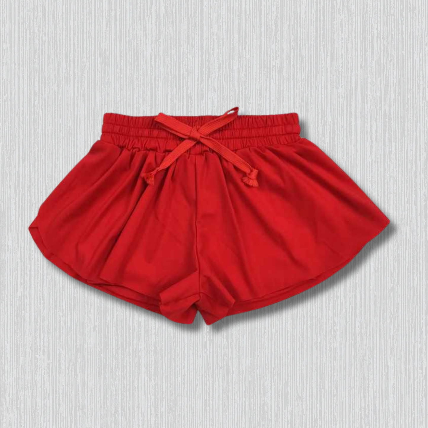 *PRE-ORDER* Athletic - Red Flowy Shorts