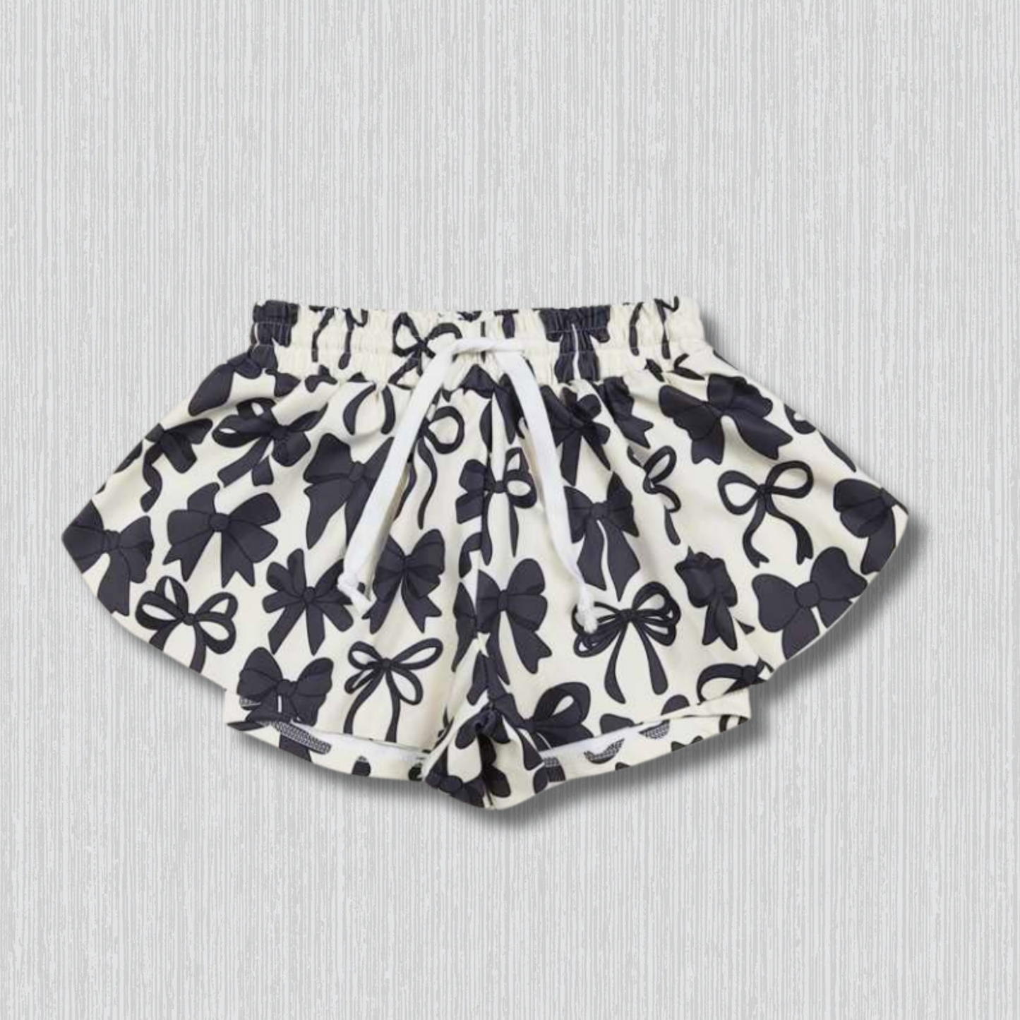 *PRE-ORDER* Athletic - Black Bows Flowy Shorts
