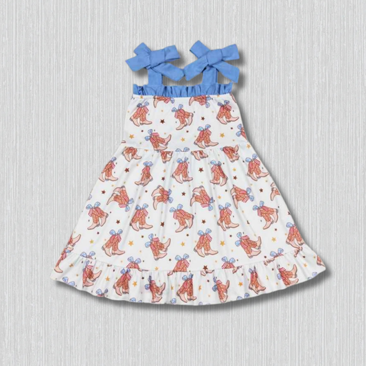 *PRE-ORDER* Patriotic Cowgirl Boots Dress