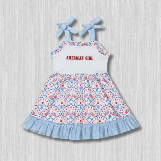 *PRE-ORDER* Patriotic American Girl Dress