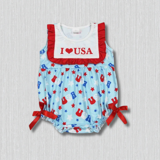*PRE-ORDER* Patriotic - USA Romper