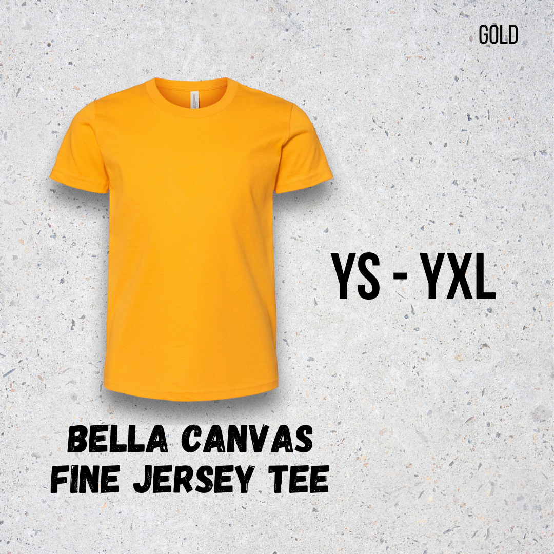 MTO Kids - Gold - Bella Canvas Jersey Tee