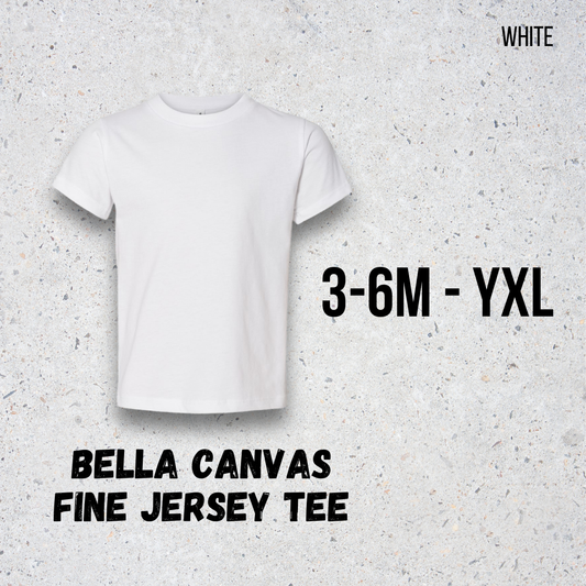 MTO Kids - White - Bella Canvas Jersey Tee
