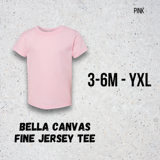 MTO Kids - Pink - Bella Canvas Jersey Tee
