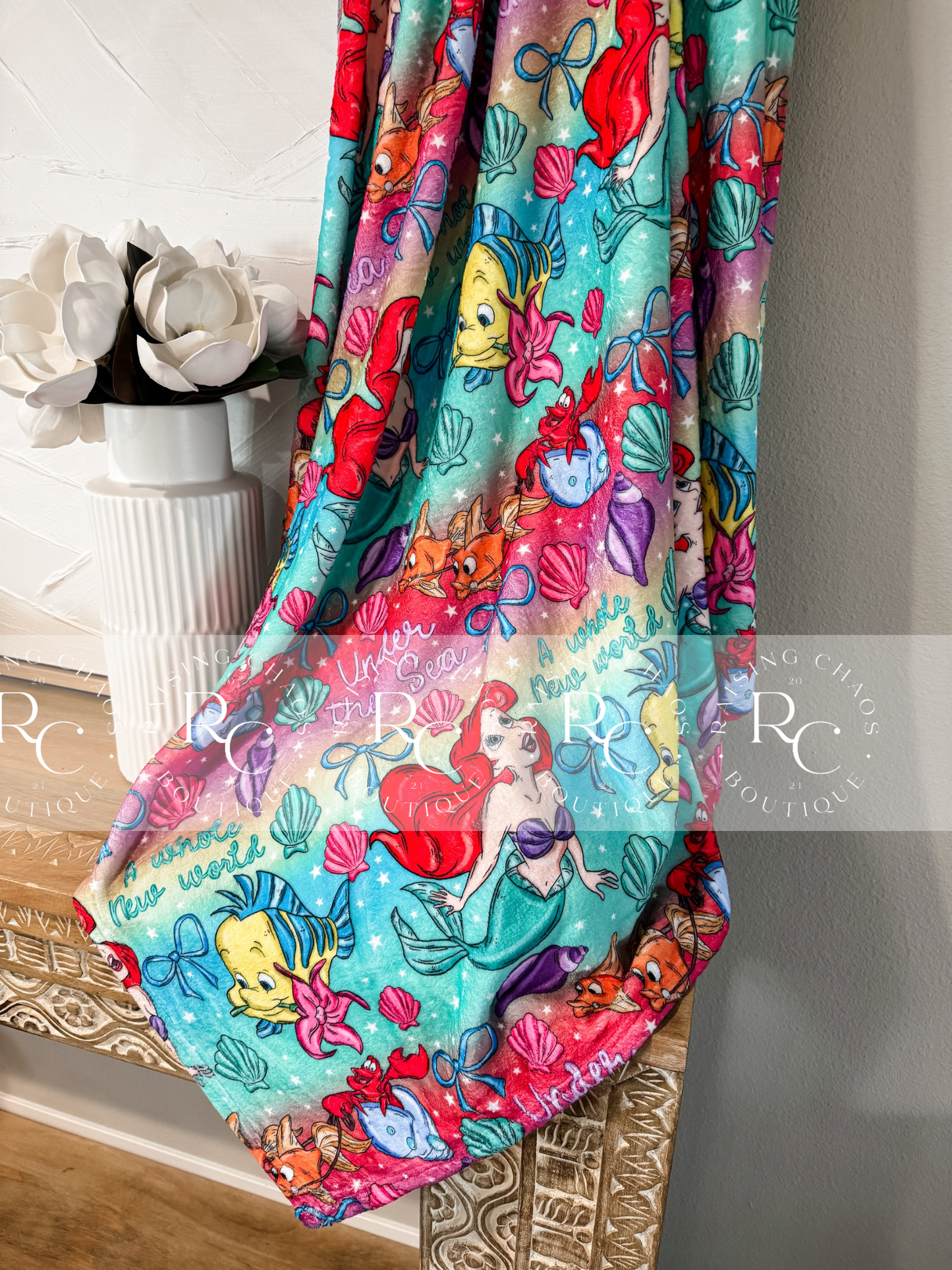 Little Mermaid (MWGf668) Plush Blanket - Pre-Order