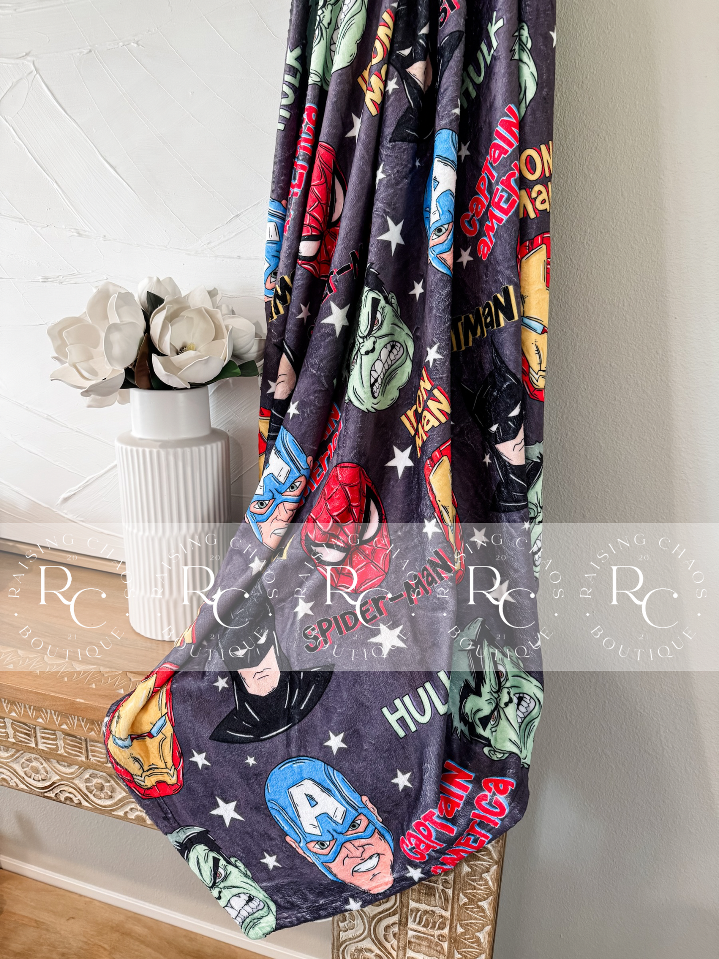 Super Heros (MWGF228) Plush Blanket - Pre-Order