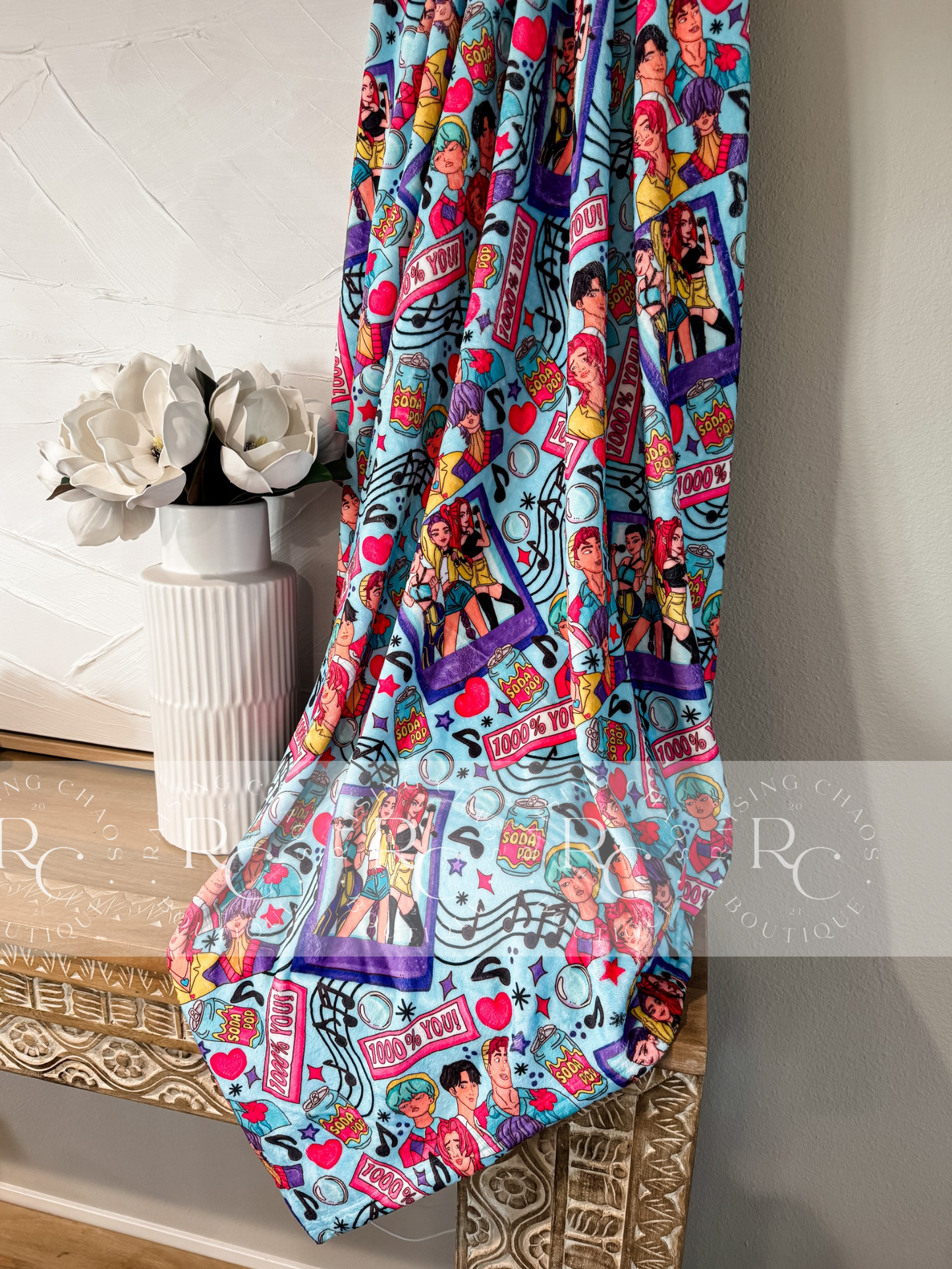 KPOP (BLF330) Plush Blanket - Pre-Order