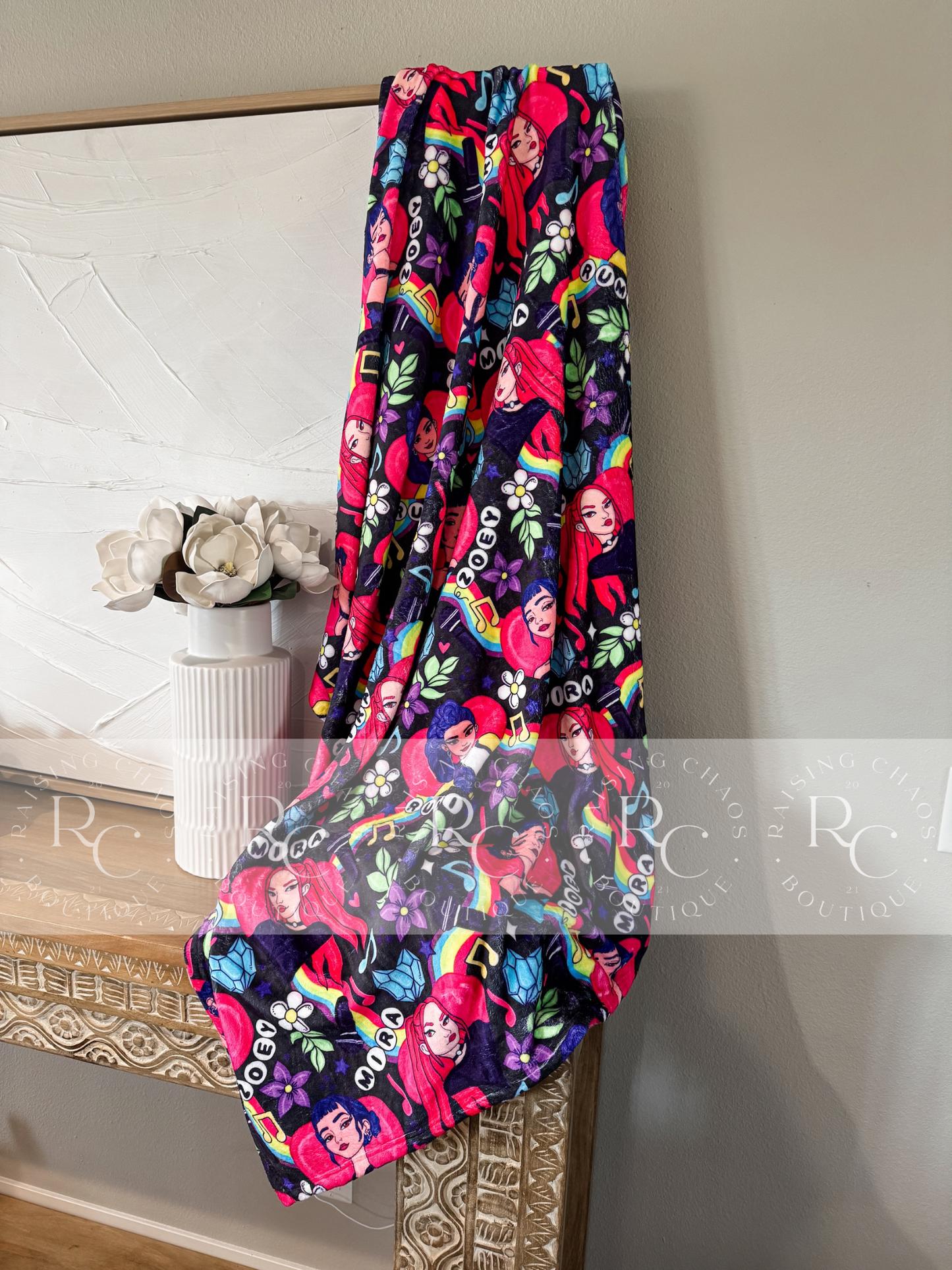 RTS - KPOP Plush Blanket 50x60