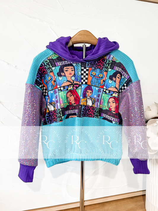 *RTS* KPOP Party Block Pullover