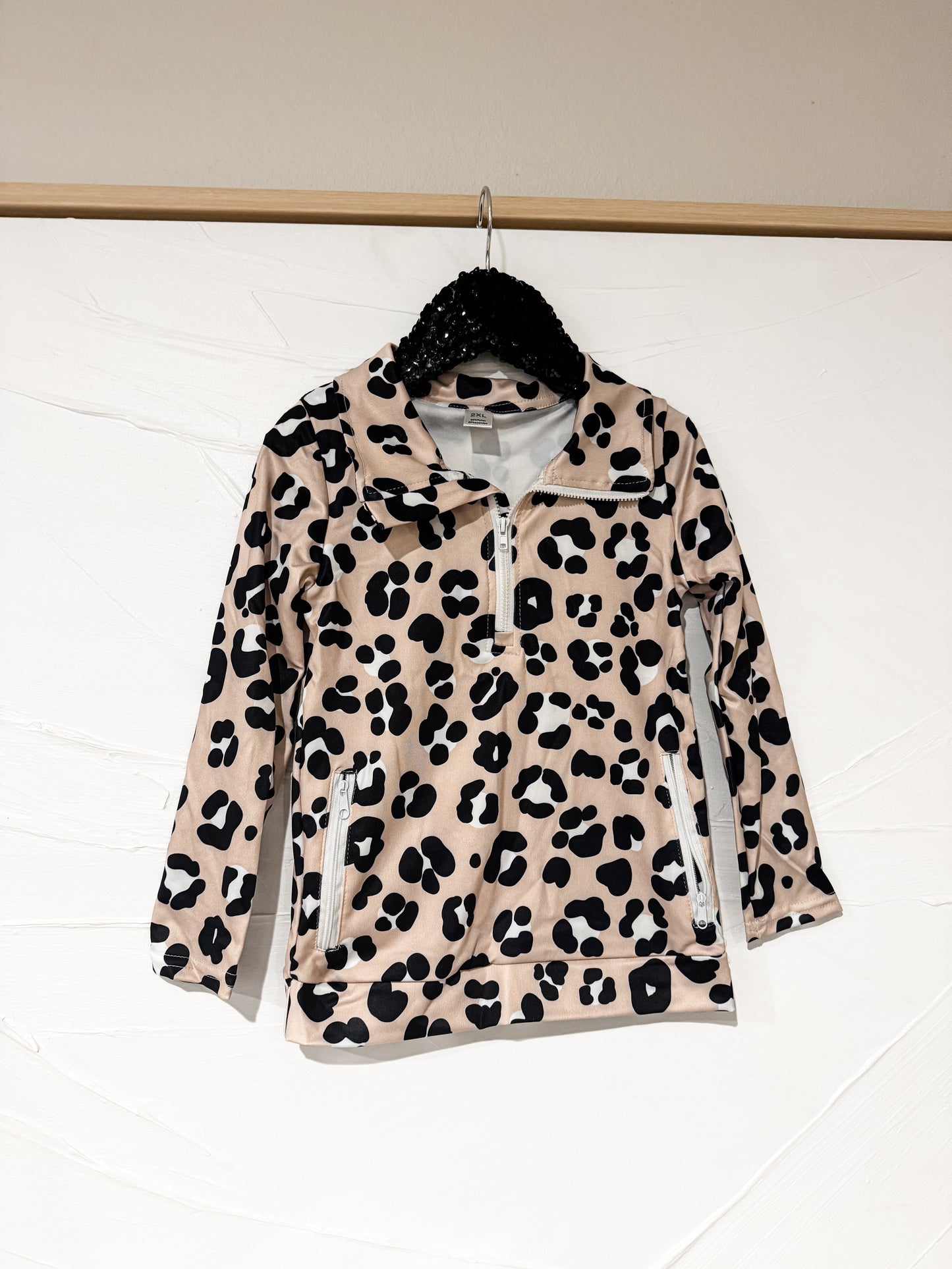RTS - Leopard Athletic Zip Up