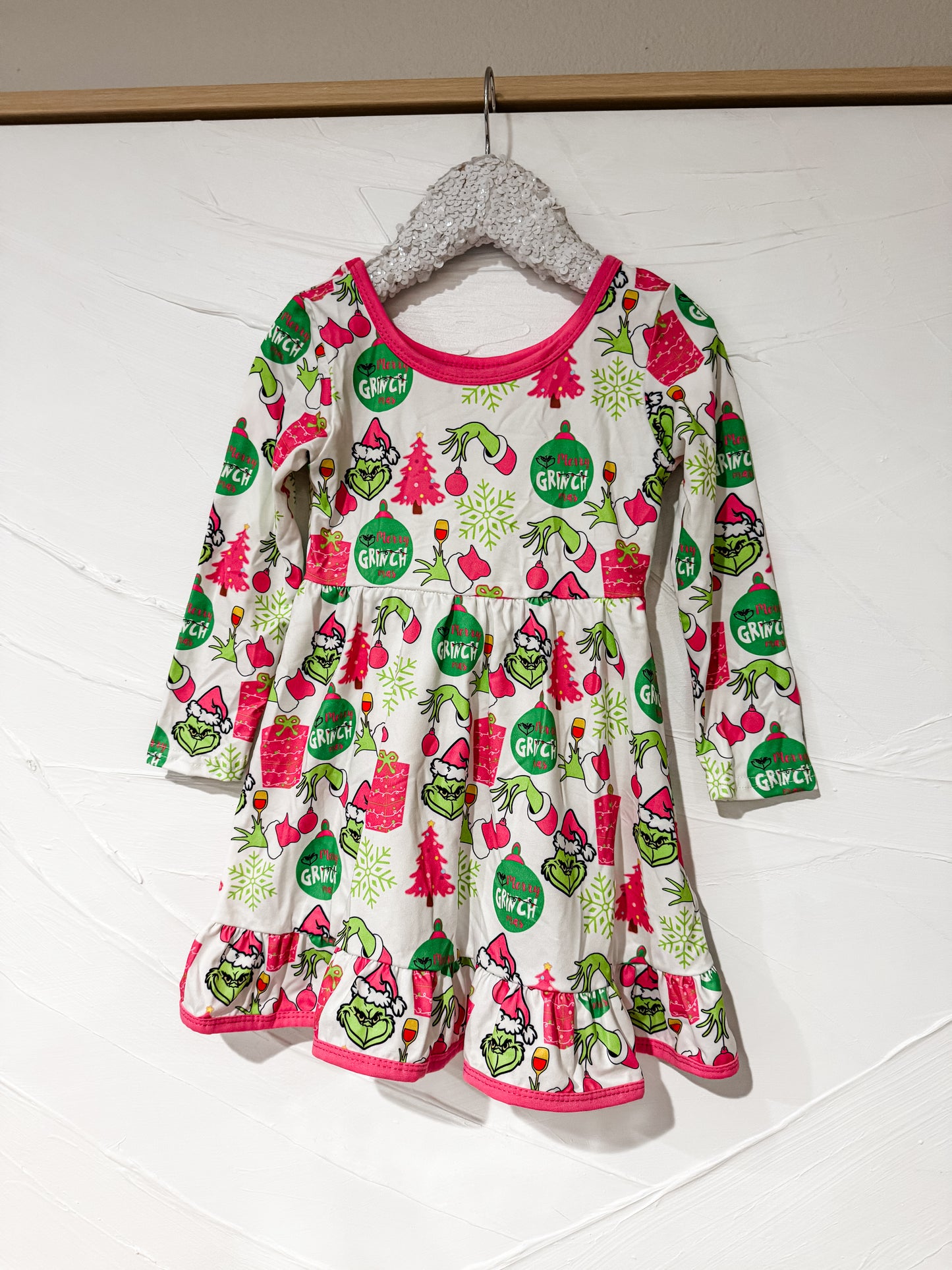 RTS - Christmas Grinch Dress