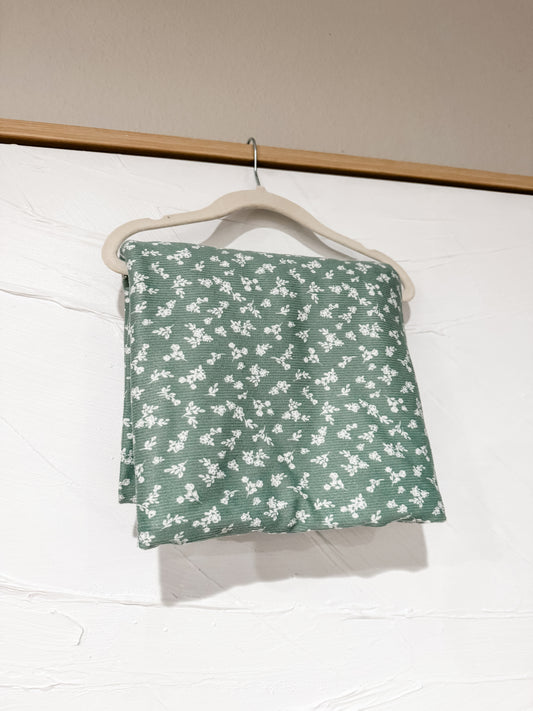 MTO - Green Dainty Floral Lounge Set