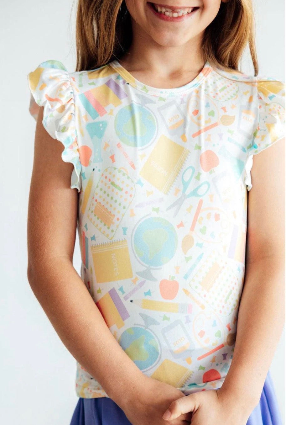 *PRE-ORDER* Campus Cutie S/S Ruffle Tee