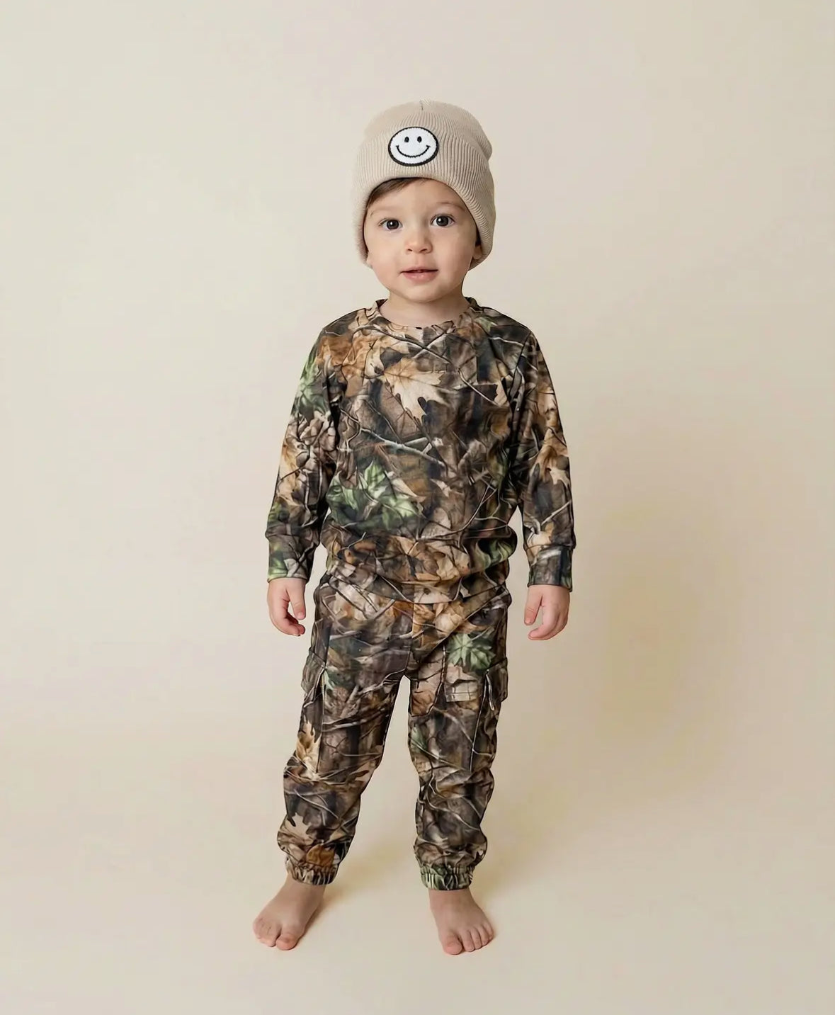 *PRE-ORDER* Brown Camo Cargo Set