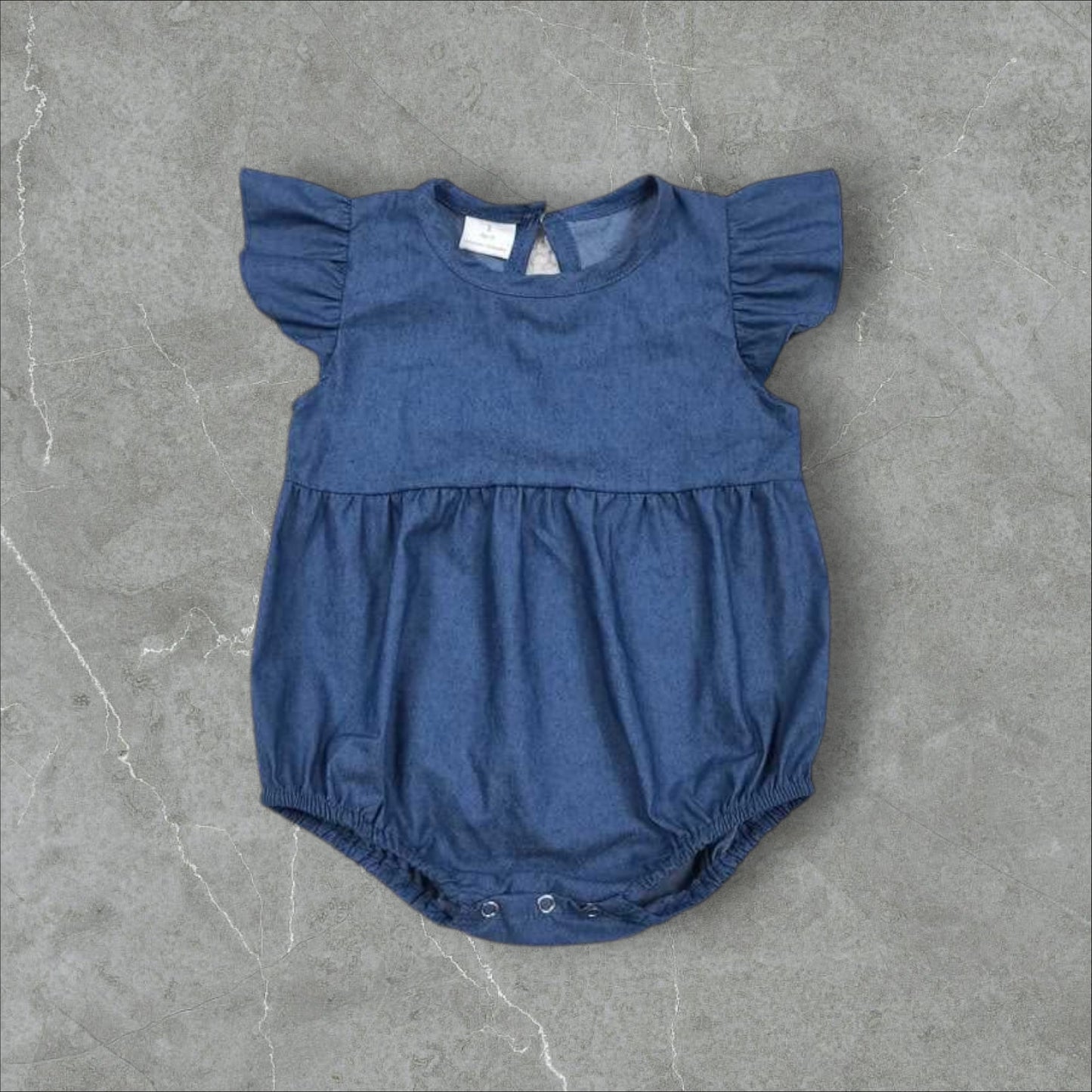 *PRE-ORDER* Faux Denim Romper