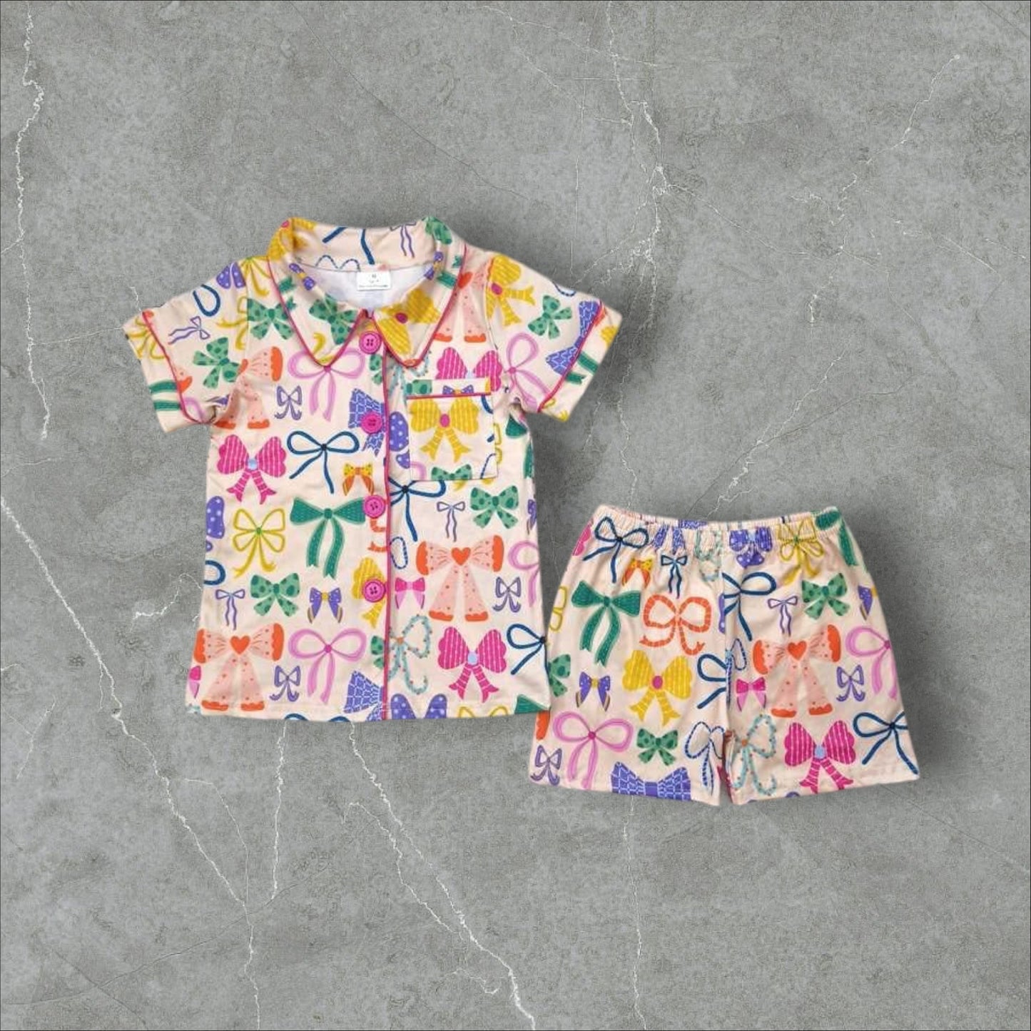 *PRE-ORDER* Bows Button Up Lounge Set
