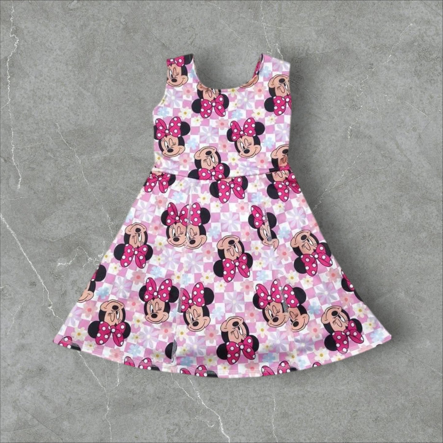 *Pre-Order* Mouse Athletic Dress w Twist Back + Built-In Shorts