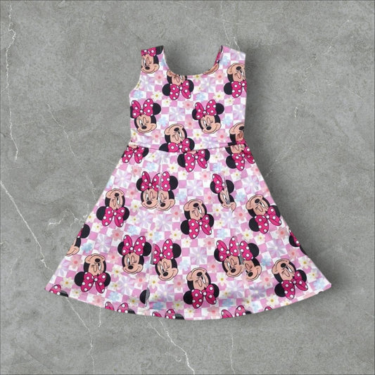 *Pre-Order* Mouse Athletic Dress w Twist Back + Built-In Shorts