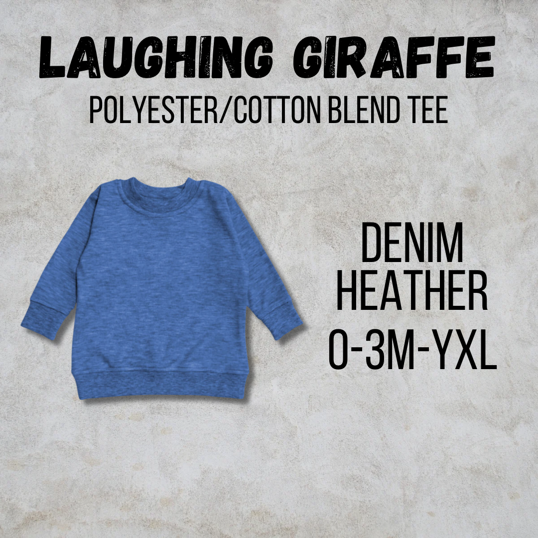 *COLLEGE FOOTBALL* MTO Kids - Laughing Giraffe - Polyester/Cotton Pullover