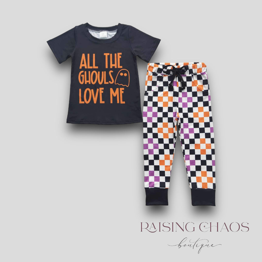 *PRE-ORDER* Halloween Gouls Love Me Pant Set