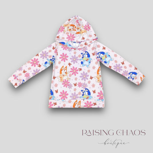 *PRE-ORDER* Heeler Floral Hooded Tee