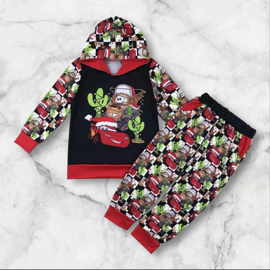 *PRE-ORDER* Christmas - Cars Pants Set