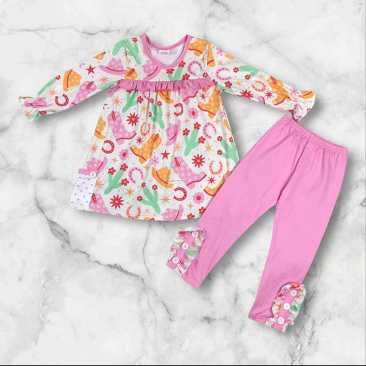 *PRE-ORDER* Christmas Western - Pants Set